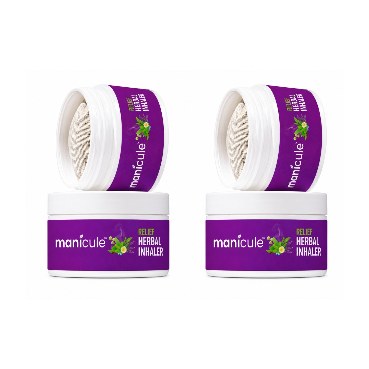 Manicule Relief Herbal Inhaler - Pack of 2