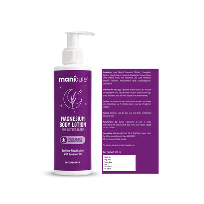 manicule sleep body lotion